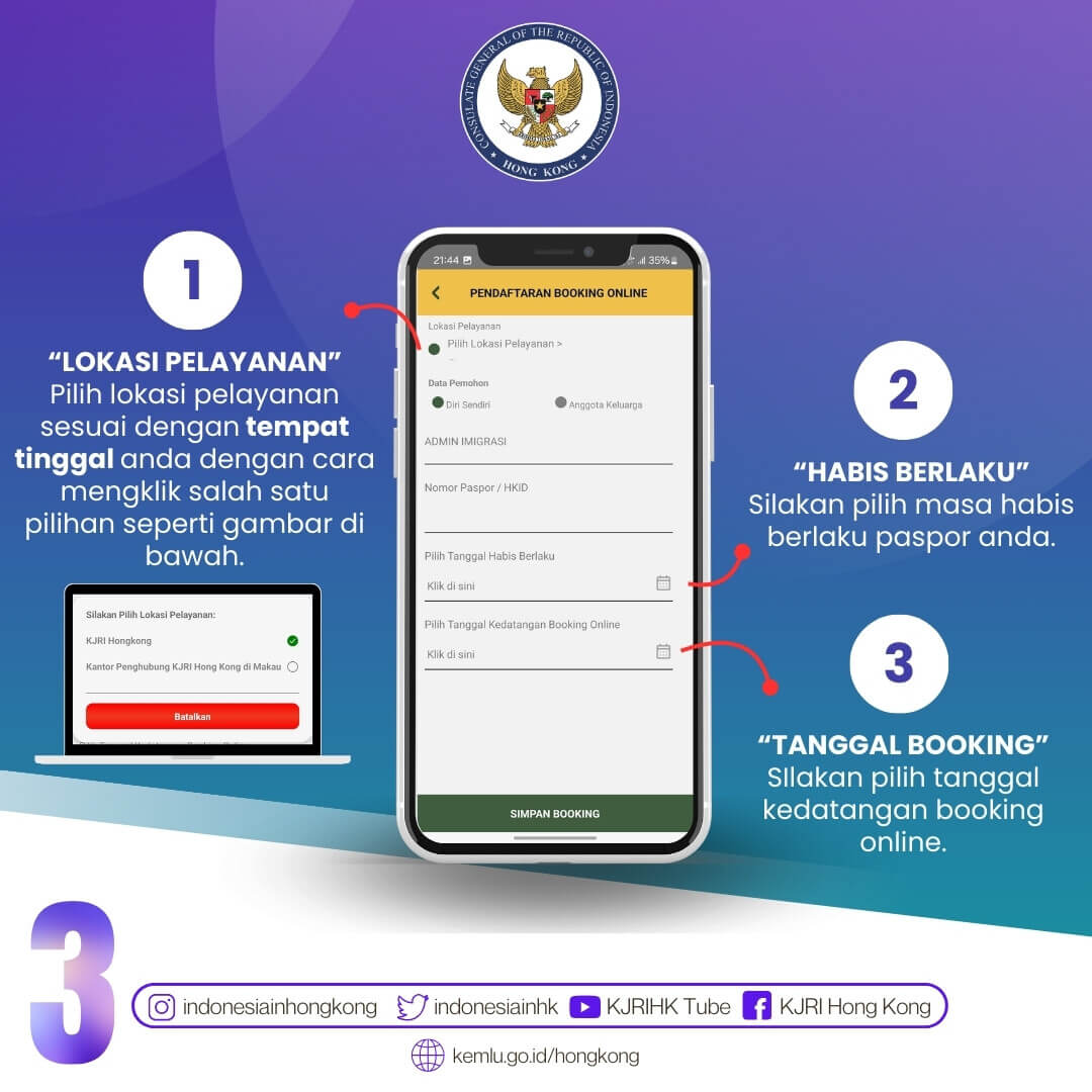 Pilih Lokasi Pelayanan